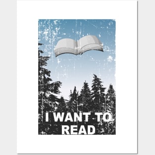 I Want To Read Posters and Art